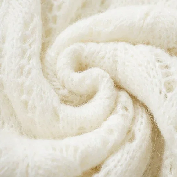 Apricot Elegant Women's Sweater - Picture 2 of 10